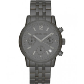 Correa de reloj Michael Kors MK6259 Acero inoxidable Gris antracita 18mm