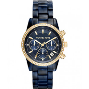 Correa de reloj Michael Kors MK6278 Plástico Azul 18mm