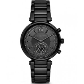 Correa de reloj Michael Kors MK6297 Acero Negro 20mm