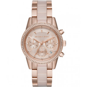 Correa de reloj Michael Kors MK6307 Acero inoxidable Rosado 18mm