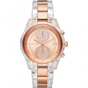 Correa de reloj Michael Kors MK6499 Plástico Bicolor 20mm