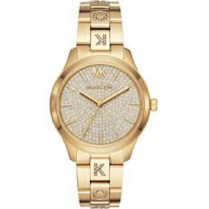 Correa de reloj Michael Kors MK6638 Acero inoxidable Chapado en oro 18mm