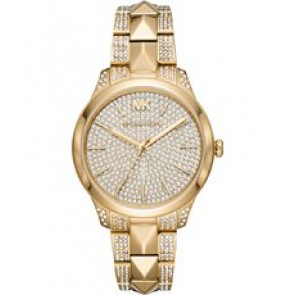 Correa de reloj Michael Kors MK6715 Acero inoxidable Chapado en oro 18mm