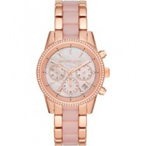 Correa de reloj Michael Kors MK6769 Acero inoxidable Rosado 18mm