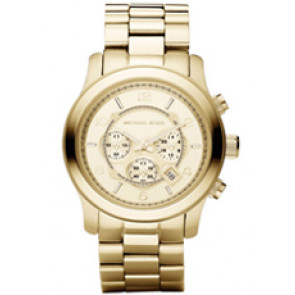 Correa de reloj Michael Kors MK8077 Acero Chapado en oro 24mm