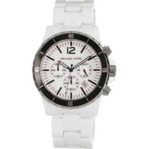 Correa de reloj Michael Kors MK8127 Plástico Blanco 23mm