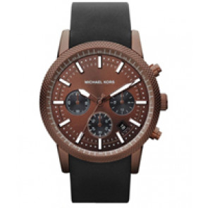 Correa de reloj Michael Kors MK8285 Silicona Negro 22mm