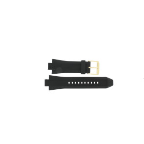 Correa de reloj Michael Kors MK8325 / Dylan Caucho Negro 13mm