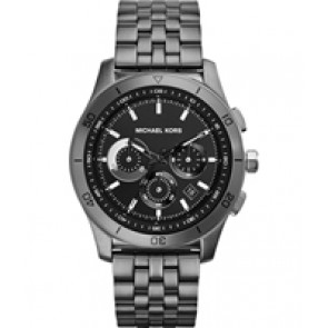 Correa de reloj Michael Kors MK8374 Acero inoxidable Gris antracita 22mm