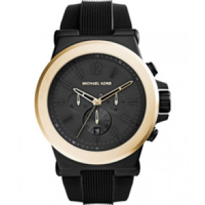 Correa de reloj Michael Kors MK8383 / Dylan Silicona Negro 13mm