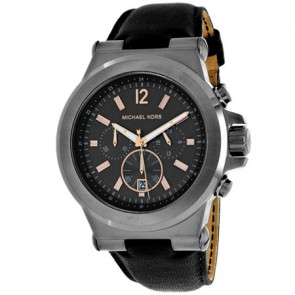 Correa de reloj Michael Kors MK8511 Cuero Negro 13mm