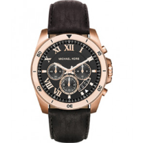 Correa de reloj Michael Kors MK8544 Cuero Negro 24mm