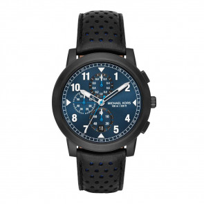 Correa de reloj Michael Kors MK8547 Cuero Negro 22mm