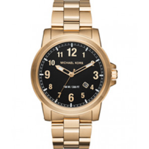 Correa de reloj Michael Kors MK8555 Acero inoxidable Chapado en oro 22mm