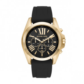 Correa de reloj Michael Kors MK8578 Silicona Negro 24mm