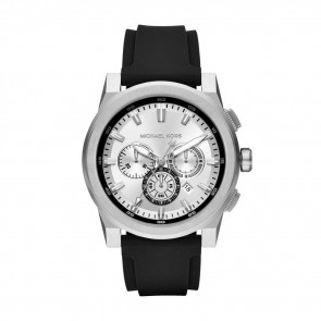 Correa de reloj Michael Kors MK8596 Silicona Negro 24mm
