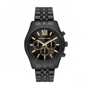 Correa de reloj Michael Kors MK8603 Acero inoxidable Negro 22mm