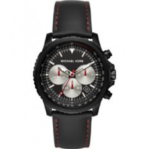 Correa de reloj Michael Kors MK8647 Cuero Negro 20mm