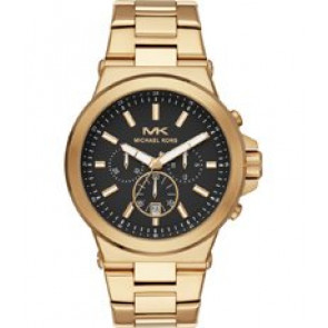 Correa de reloj Michael Kors MK8731 Acero inoxidable Chapado en oro 26mm
