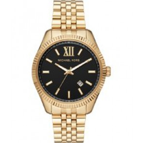 Correa de reloj Michael Kors MK8751 Acero inoxidable Chapado en oro 20mm