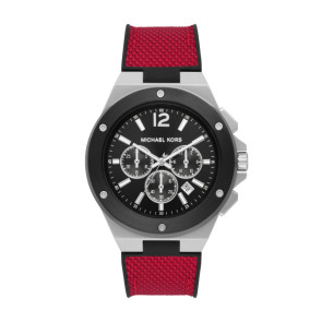 Correa de reloj Michael Kors MK8943 Nylon/perlón Rojo