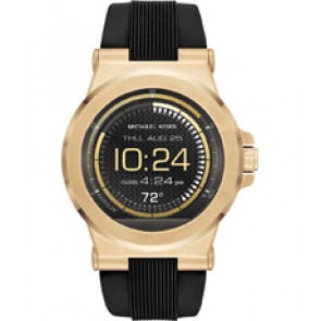 Correa de reloj Michael Kors MKT5009 Silicona Negro 13mm
