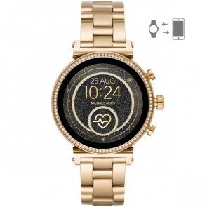 Correa de reloj Michael Kors MKT5062 Acero Chapado en oro 18mm