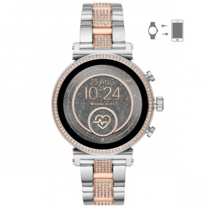 Correa de reloj Michael Kors MKT5064 Acero Bicolor 18mm