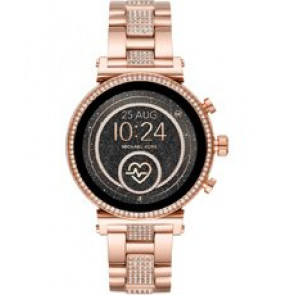 Correa de reloj Michael Kors MKT5066 Acero inoxidable Rosado 18mm