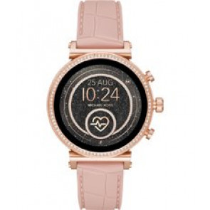 Correa de reloj Michael Kors MKT5068 Silicona Rosa 18mm
