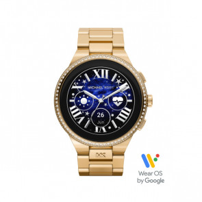 Correa de reloj Reloj inteligente Michael Kors MKT5144 Acero inoxidable Chapado en oro
