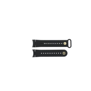 Correa de reloj Reloj inteligente Michael Kors MKT5151 Caucho Negro 22mm