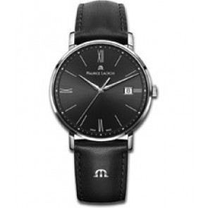 Correa de reloj Maurice Lacroix ML740-000047 Cuero Negro 20mm
