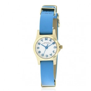Correa de reloj Marc by Marc Jacobs MBM1314 Cuero Azul 10mm