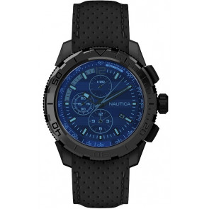 Correa de reloj Nautica NAI21504 Plástico Negro