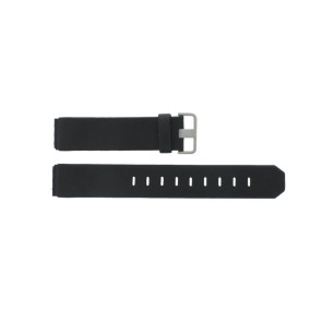 Jacob Jensen correa de reloj 600 / 800 / 890 / 870 / 871 / 850 / 852 / 890 / 891 / 856 / 857 / 873 / 893 Cuero Negro 17mm