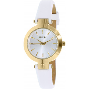 Correa de reloj DKNY NY2353 Cuero Blanco