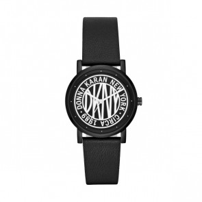 Correa de reloj DKNY NY2765 Cuero Negro 18mm