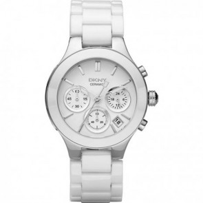 Correa de reloj DKNY NY4912 Cerámica Blanco 11mm