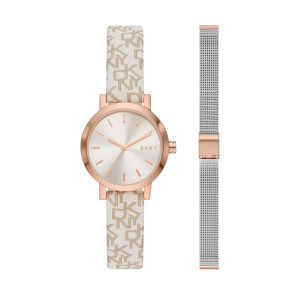 Correa de reloj DKNY NY6605SET Milanesa Bicolor 12mm