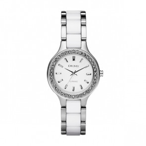 DKNY correa de reloj NY8139 Cerámica Blanco 8mm