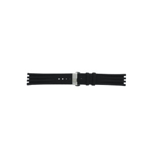 Correa de reloj Rado R070873810 / R14376155 / R14461155 / R14376303 Cuero Negro 20mm