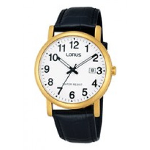 Correa de reloj Lorus VJ32-X246 / RG836CX9 / RHG007X Cuero Negro 20mm