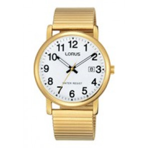 Correa de reloj Lorus RG860CX9 / RHA064X / VJ32-X246 Acero Chapado en oro 20mm