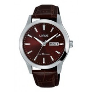 Correa de reloj Lorus VX43-X097 / RXN31DX9 / RHG089X Cuero Marrón 20mm