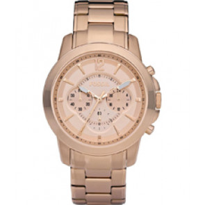 Correa de reloj Fossil S4635 Acero inoxidable Rosado 22mm