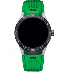 Correa de reloj Tag Heuer SAR8A80/2 Caucho Verde 22mm