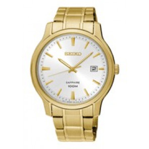 Seiko correa de reloj SGEH70P1 / 7N42 0GE0 Metal Dorado 20mm