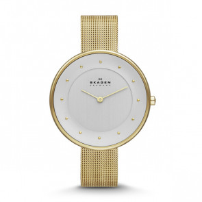 Skagen correa de reloj SKW2141 / 254XXXX Metal Chapado en oro 14mm