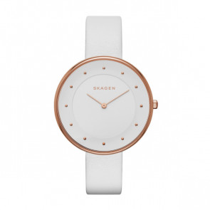 Correa de reloj Skagen SKW2291 Cuero Blanco
